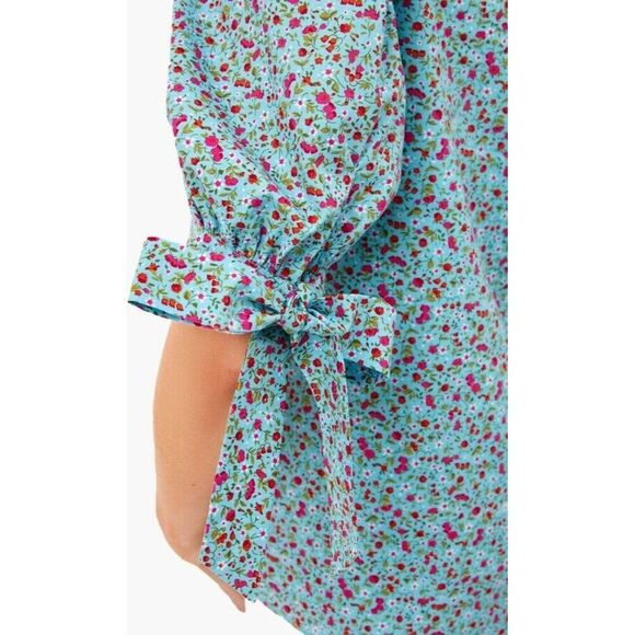 Hyacinth House Womens Ditsy Floral Puff Sleeve Top Size S Cottagecore Romantic - Picture 2 of 10